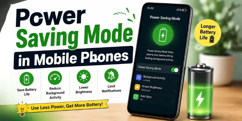 power saving mode in mobile phone